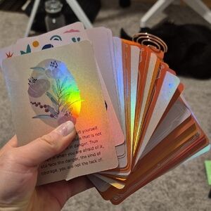 💚2for50 - BRAND NEW - 106 Pieces Daily Affirmation Cards Set - Some Holographic